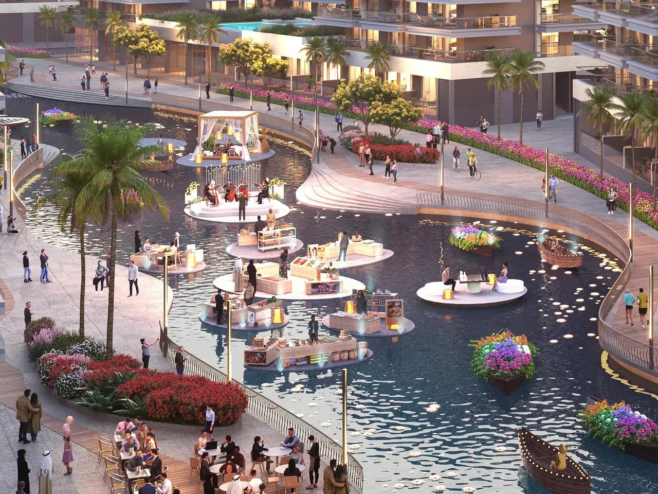 ISLAND RESTAURANT: Discover unique dining adventures, including a secluded island retreat surrounded by nature, followed by a serene movie night on the water.