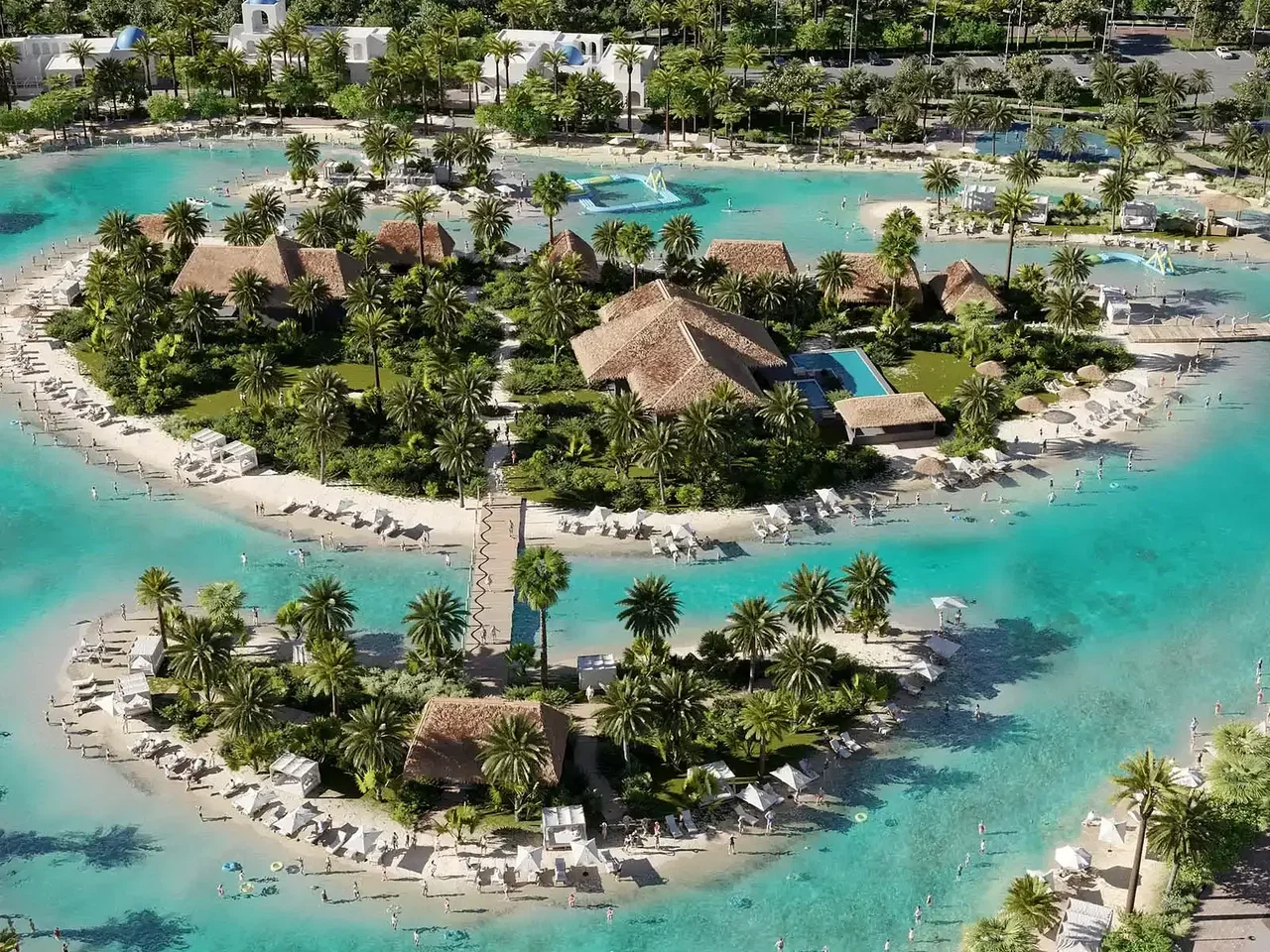 CLUBHOUSE: The elegant clubhouse by the waters invites you to linger. Enjoy evenings with friends, complemented by an impressive menu and five-star service.