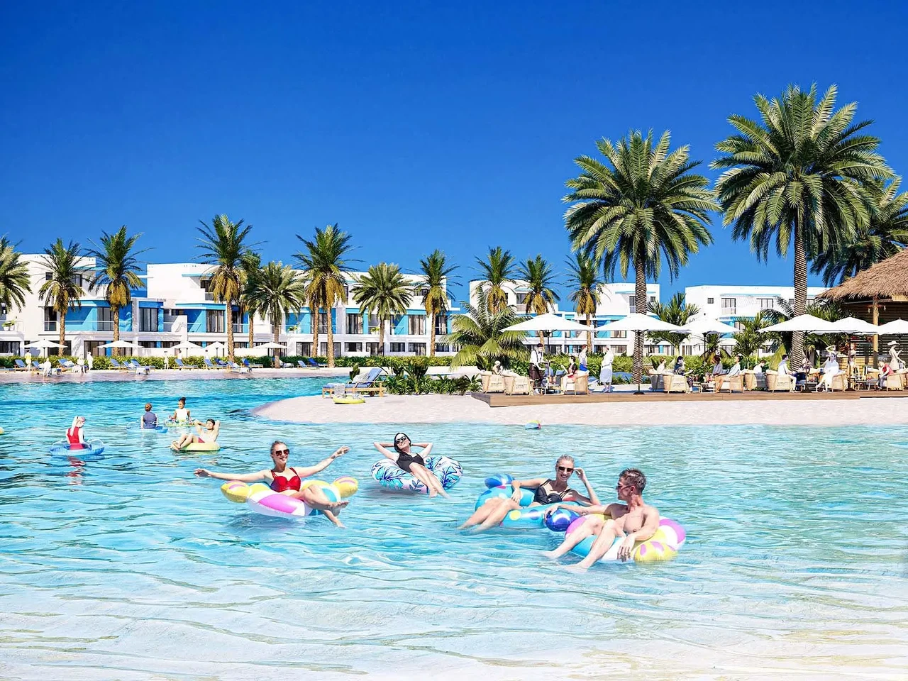 BEACH: Step into paradise and head straight to the white sands. Surf, swim, or relax by the shore – all just beyond your doorstep.